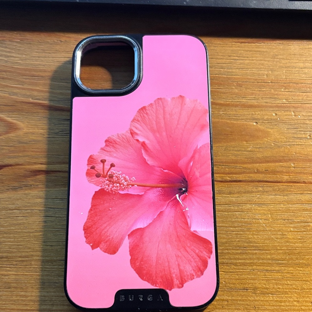 Bugca Pink Hibiscus Phone Case